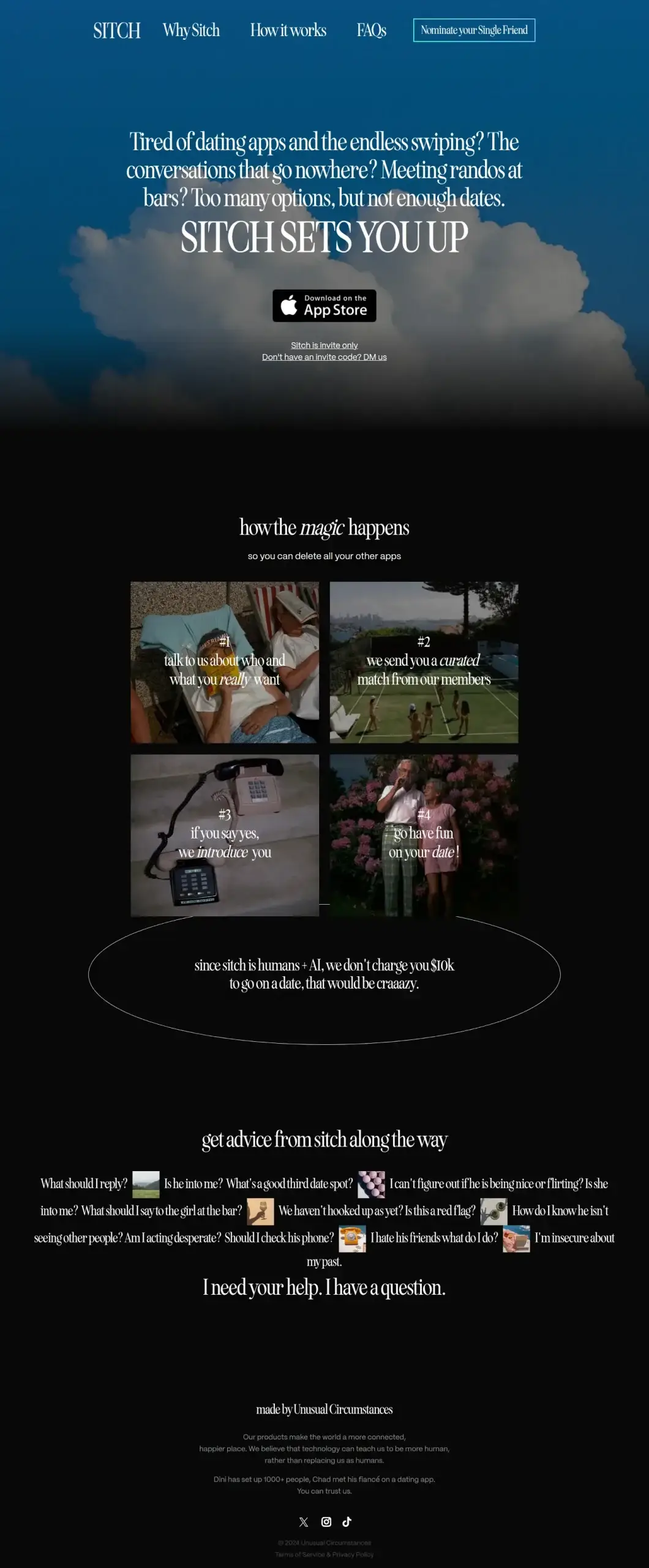 Sitch website screenshot