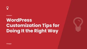 WordPress Customization Tips for Doing It the Right Way